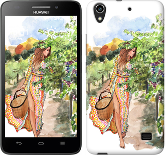

Чохол на Huawei G620S Девушка Літо 573672