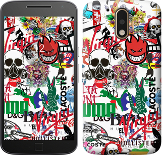 

Чехол Many different logos для Motorola Moto G4 / G4 Plus 638179