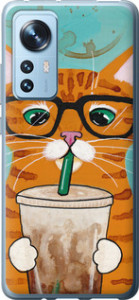 Чехол Зеленоглазый кот в очках для Xiaomi 12X