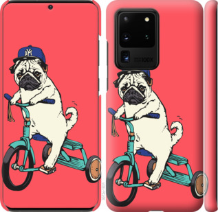 

Чохол Мопс на велосипеді на Samsung Galaxy S20 Ultra 878859