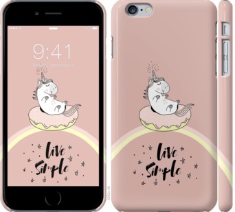 

Чехол Единорожка в пончике для iPhone 6 plus (5.5'') 719097