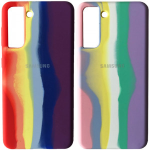 Чохол Silicone Cover Full Rainbow на Samsung Galaxy S21+