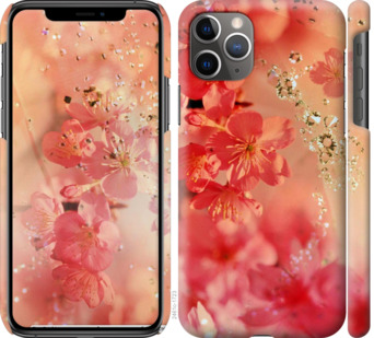 

Чехол Розовые цветы для iPhone 11 Pro Max 779955