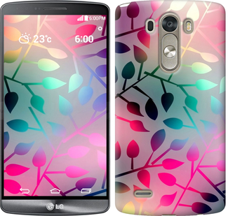 

Чехол Листья для LG D856 Dual G3 626259