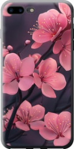 Чохол Пурпурна сакура на iPhone 8 Plus