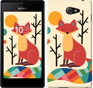 

Чохол Rainbow fox на Sony Xperia M2 D2305 576983