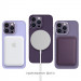 Фото TPU чохол Bonbon Metal Style with Magnetic safe на Apple iPhone 16 Pro (6.3") (Фиолетовый / Dark Purple) в маназині vchehle.ua