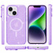 Фото Чехол TPU Galaxy Sparkle (MagFit) для Apple iPhone 13 / 14 (6.1") (Purple+Glitter) на vchehle.ua