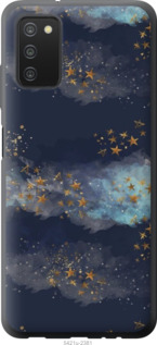 

Чехол Ночь золотые звезды для Samsung Galaxy A03s A037F 1405893