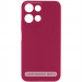 Чохол Silicone Cover Lakshmi Full Camera (AA) на Motorola Moto G15 4G (Бордовий / Marsala)