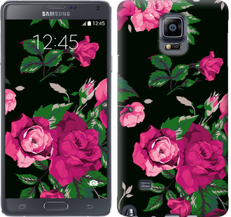 

Чехол Розы на черном фоне для Samsung Galaxy Note 4 N910H 546840
