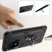 Купити Ударостійкий чохол Serge Ring for Magnet на Samsung Galaxy S20 Ultra (Чорний) на vchehle.ua