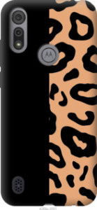 Чехол Пятна леопарда для Motorola E6s