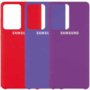 Чехол Silicone Cover (AAA) для Samsung Galaxy S20 Ultra