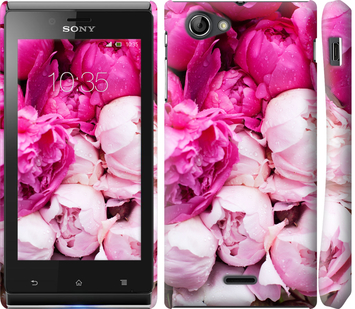 

Чохол Рожеві півонії на Sony Xperia J ST26i 227089