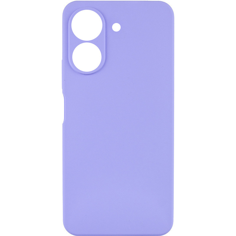 Чехол TPU GETMAN Liquid Silk Full Camera для Xiaomi Redmi 13C / Poco C65 (Сиреневый / Dasheen)