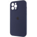 Фото Чехол Silicone Case Full Camera Protective (AA) для Apple iPhone 12 Pro (6.1") (Темно-синий / Midnight blue) в магазине vchehle.ua