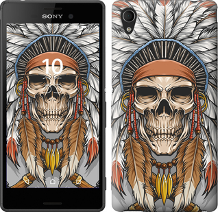 

Чехол Череп индейца для Sony Xperia M4 Aqua E2312 641157