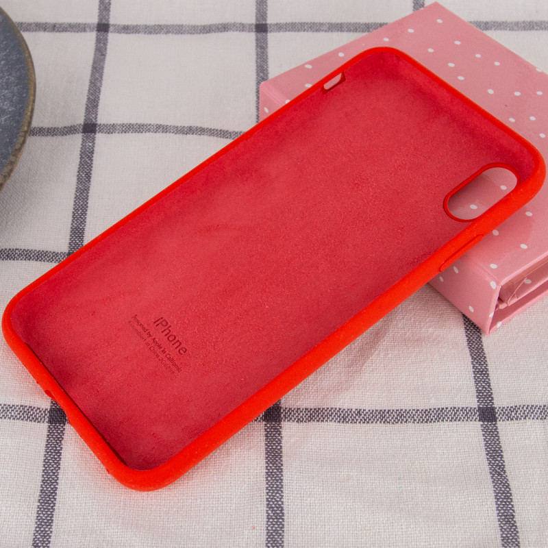 Фото Чехол Silicone Case Full Protective (AA) для Apple iPhone XR (6.1") (Красный / Red) в магазине vchehle.ua