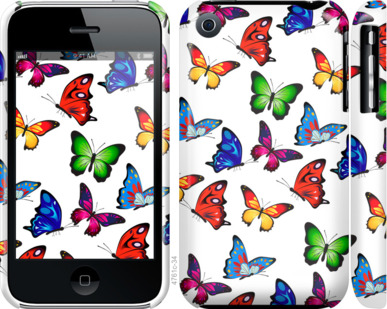 

Чехол Красочные мотыльки для iPhone 3Gs 881174