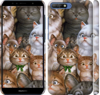 

Чехол коты для Huawei Honor 9 783256