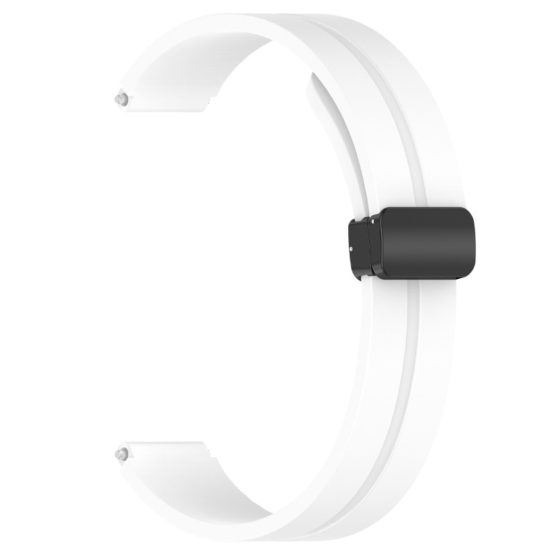 Фото Ремінець Line Magnetic для Xiaomi Mi Band 9/8 (Білий / White) на vchehle.ua