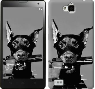 

Чехол Доберман для Huawei Honor 3C 122954
