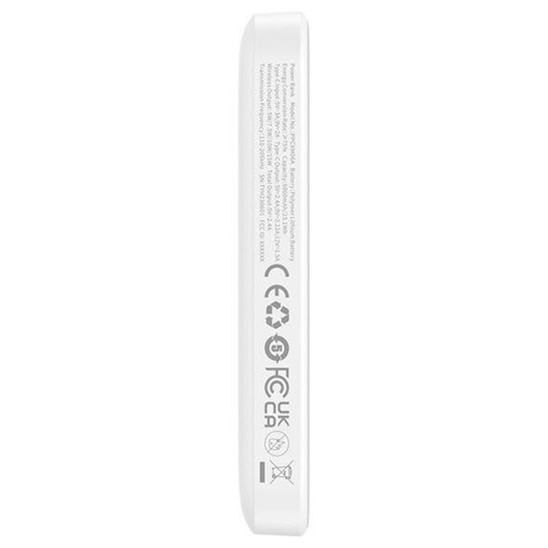 Заказать Портативное ЗУ Power Bank Baseus Magnetic Mini Air 20W c БЗУ 6000 mAh (P10059002223-0) (Stellar White) на vchehle.ua