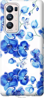 

Чехол Голубые орхидеи для Oppo Reno5 Pro Plus 1177036