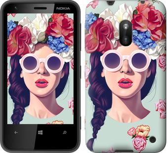 

Чохол Дівчина з квітами на Nokia 3 95852