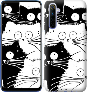 

Чехол Коты v2 для Realme 6 917456