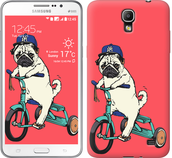 

Чехол Мопс на велосипеде для Samsung Galaxy Mega 2 Duos G750 642786
