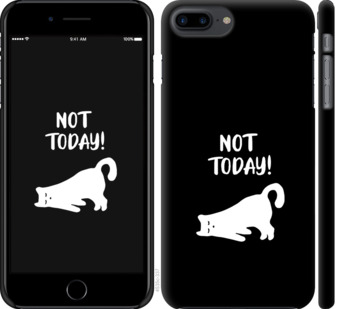 

Чехол Уставший кот для iPhone 8 Plus 874023