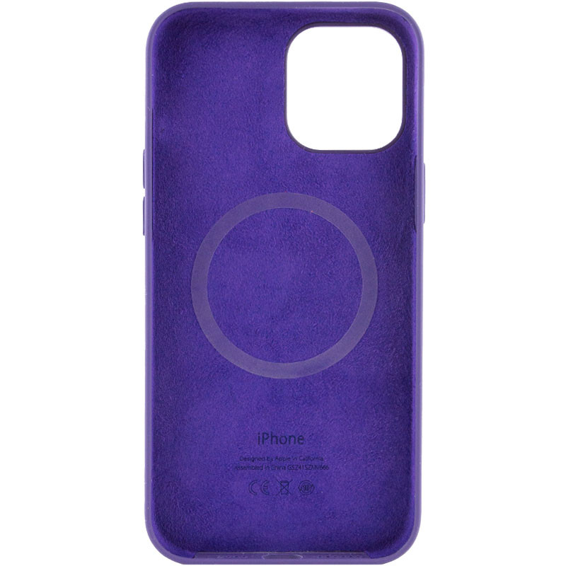 Фото Уценка Чехол Silicone case (AAA) with Magsafe and Animation для Apple iPhone 12 Pro Max (6.7") (Дефект упаковки / Фиолетовый / Amethyst) в магазине vchehle.ua