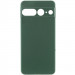 Чохол TPU GETMAN Liquid Silk Full Camera на Google Pixel 7 Pro (Зелений / Dark green)