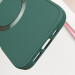 Купити TPU чохол Bonbon Metal Style with Magnetic safe на Apple iPhone 16 Plus (6.7") (Зелений / Pine green) на vchehle.ua