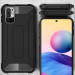 Фото Бронированный противоударный TPU+PC чехол Immortal для Xiaomi Redmi Note 10 5G / Poco M3 Pro 5G (Черный) на vchehle.ua