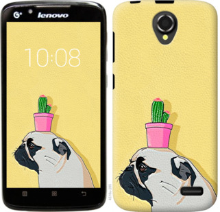 

Чохол Мопс з кактусом на Lenovo A388t 795493