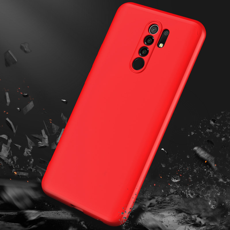 Фото Пластиковая накладка GKK LikGus 360 градусов (opp) для Xiaomi Redmi 9 (Красный) на vchehle.ua