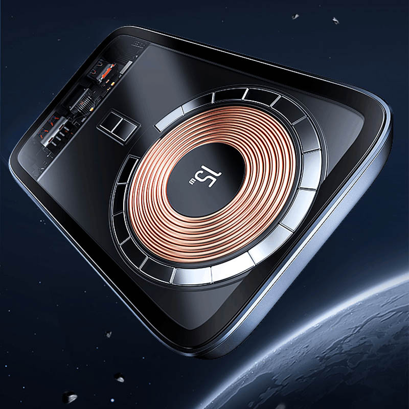 Фото Уценка Портативное ЗУ Usams US-CD184 PB67 PD20W+QC3.0 15W Magnetic Wireless 10000mAh (Вскрытая упаковка / Tarnish) на vchehle.ua