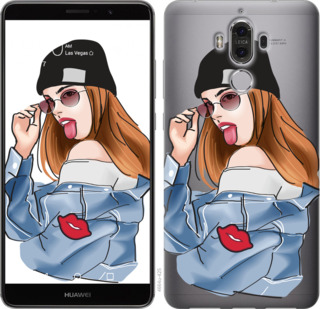 

Чехол Девушка v3 для Huawei Mate 9 843177