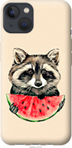 Чохол Єнотик з кавуном на iPhone 13