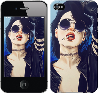 

Чохол Дівчина на стилі на iPhone 4 643579