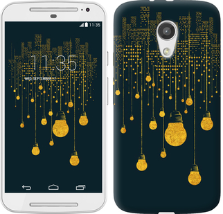 

Чехол Иллюстрация ночного города для Motorola Moto G2 592487