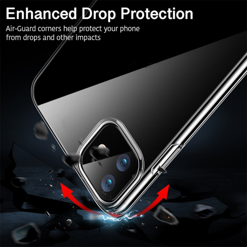 TPU чехол Epic Transparent 1,5mm для Apple iPhone 11 (6.1") (Бесцветный (прозрачный)) в магазине vchehle.ua