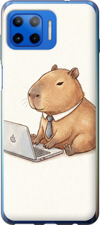 Чохол Funny Capybara CEO Working на Motorola Moto G Plus