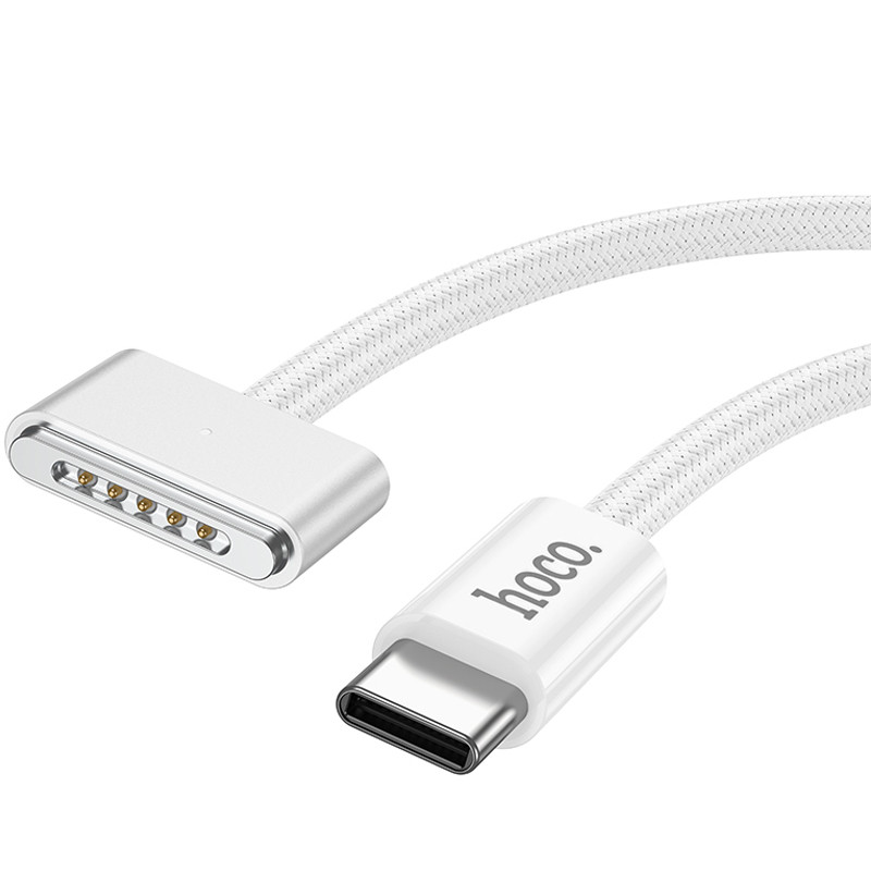 Дата кабель Hoco X103 magnetic Type-C to Mag3 140W (2m) (White) в магазині vchehle.ua