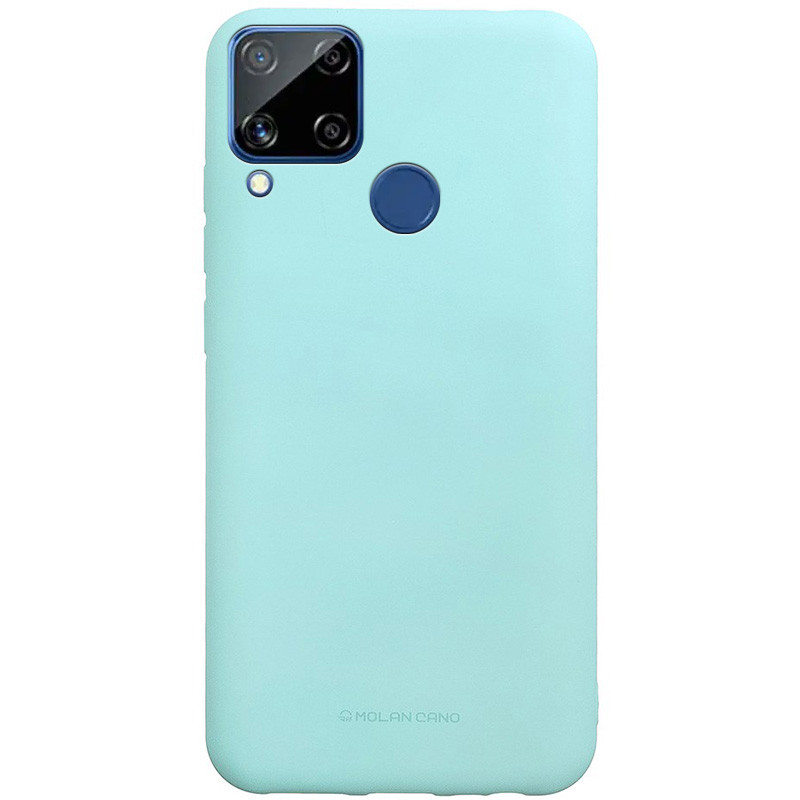 

TPU чохол Molan Cano Smooth для Realme C15 (Бірюзовий) 931565