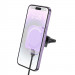 Автотримач з БЗП Hoco HW17 Crystal (air outlet) (Romantic purple)