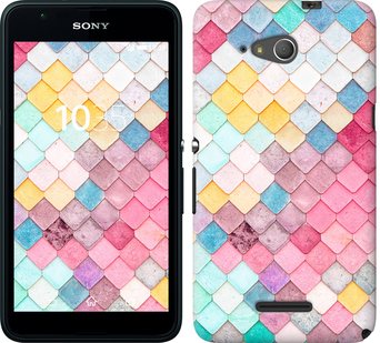 

Чехол Красочная черепица для Sony Xperia E4g 335038